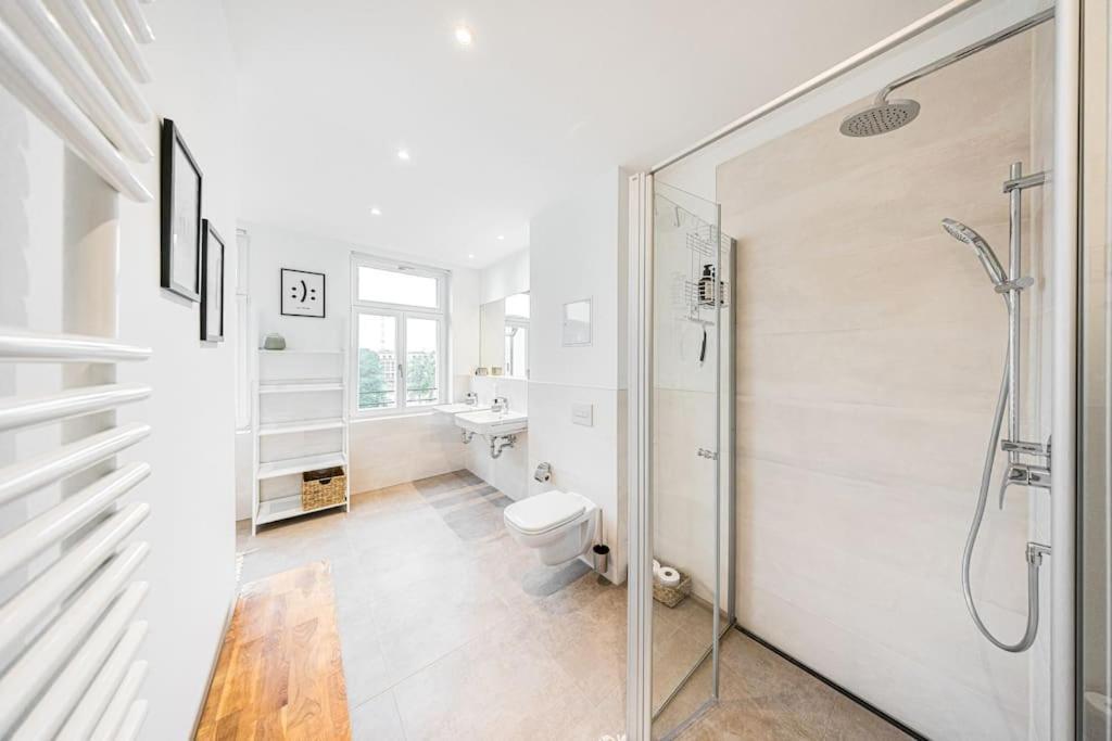Stylisches Zentrales City-Apartment Mit 2 Balkonen Lipsk Zewnętrze zdjęcie